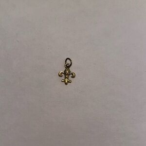 Gold Fleur-de-Lis Pendant Charm